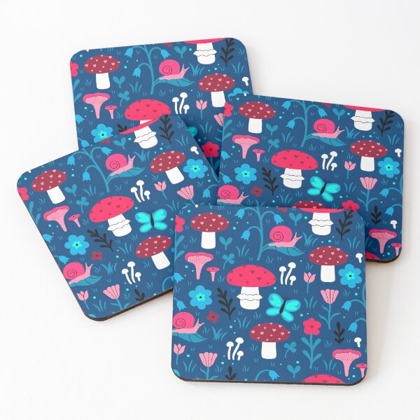 Item preview,  mushrooms, flowers, butterflies and snails designed and sold by burbura.