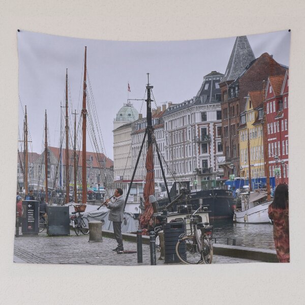 Item preview, Musician on Canalside Copenhagen designed and sold by jalfc46.