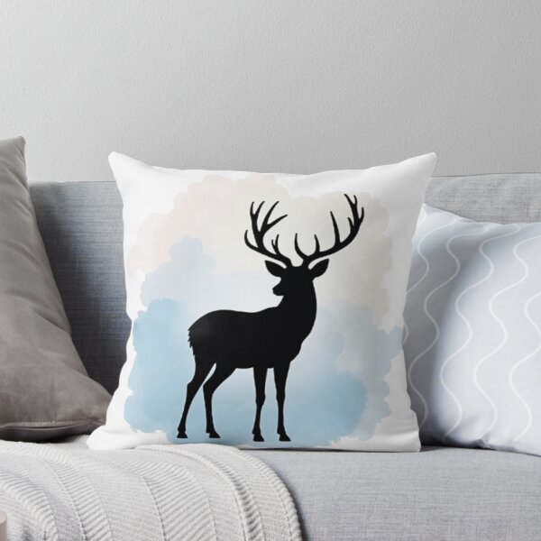 Item preview, Majestic Deer Silhouette: Serene Nature Art Design designed and sold by CosyCush.