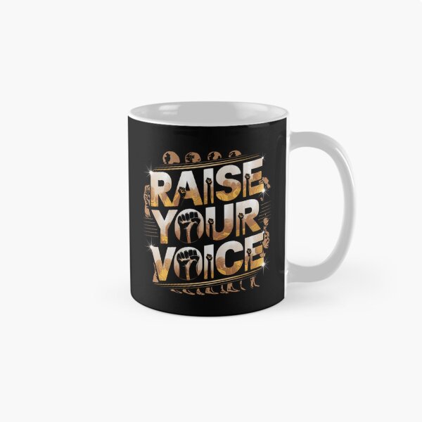 Item preview, Raise Your Voice V1 Black Spiritual T-Shirt Gift Ideas designed and sold by mygiftideas.