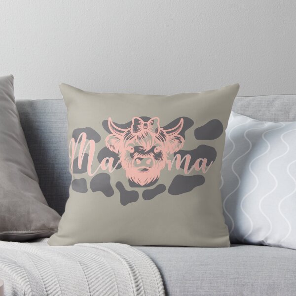 Item preview, Mama Pink Highland Cow Print, Western Mama  designed and sold by busy101.