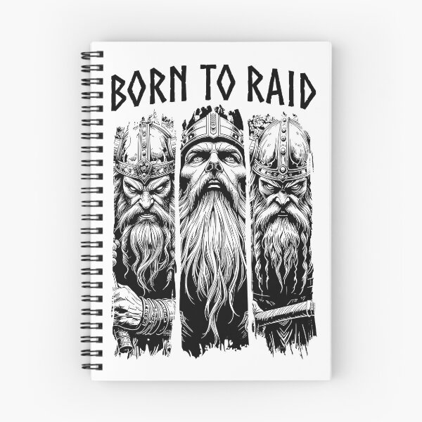Item preview, Born To Raid Viking Warrior Norse Mythology Valhalla designed and sold by GrandeDuc.