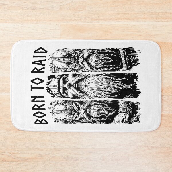 Item preview, Born To Raid Viking Warrior Norse Mythology Valhalla designed and sold by GrandeDuc.