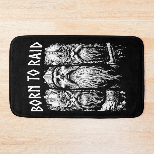 Item preview, Born To Raid Viking Warrior Norse Mythology Valhalla designed and sold by GrandeDuc.