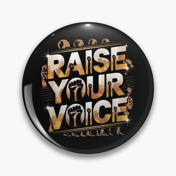 Item preview, Raise Your Voice V1 Black Spiritual T-Shirt Gift Ideas designed and sold by mygiftideas.
