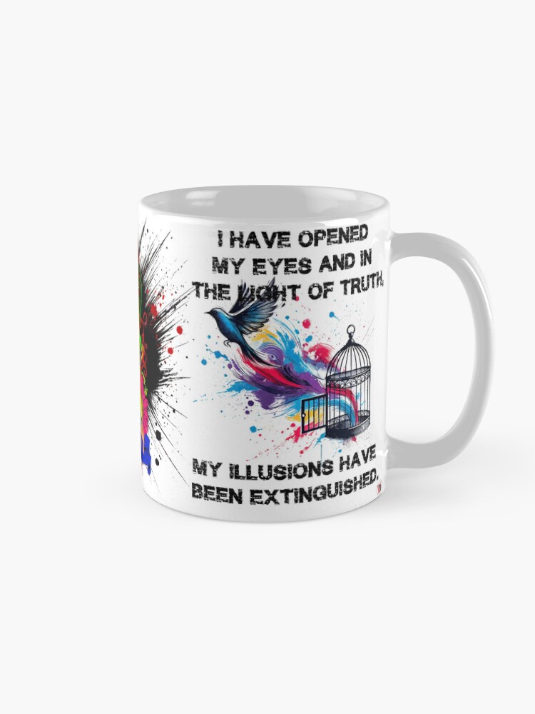 Aperçu 5 sur 6. Mug à café avec l'œuvre Lost Faith. créée et vendue par Vinidal.