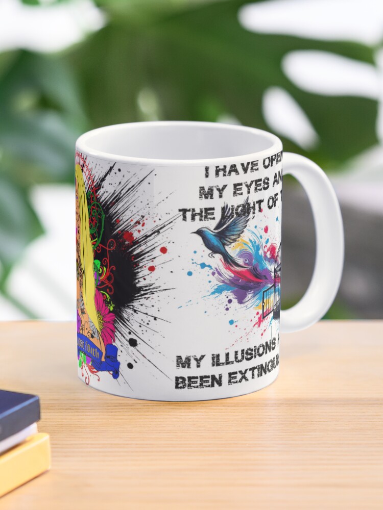 Aperçu 1 sur 6. Mug à café avec l'œuvre Lost Faith. créée et vendue par Vinidal.