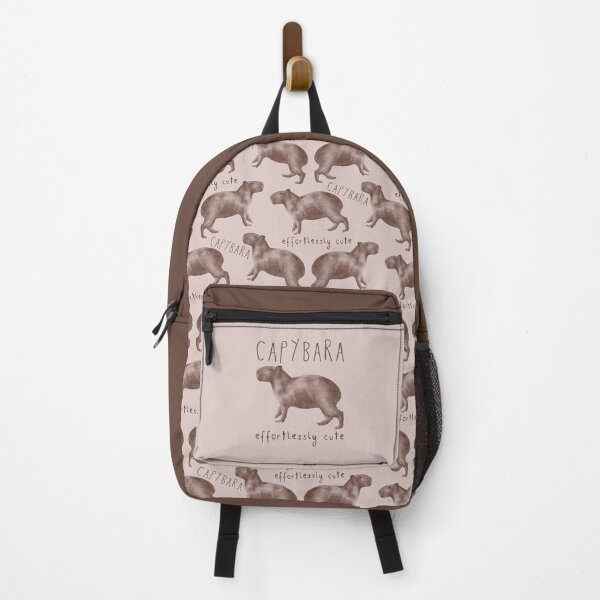Item preview, Capybara Effortlessly Cute designed and sold by Scrabbly Doodles.