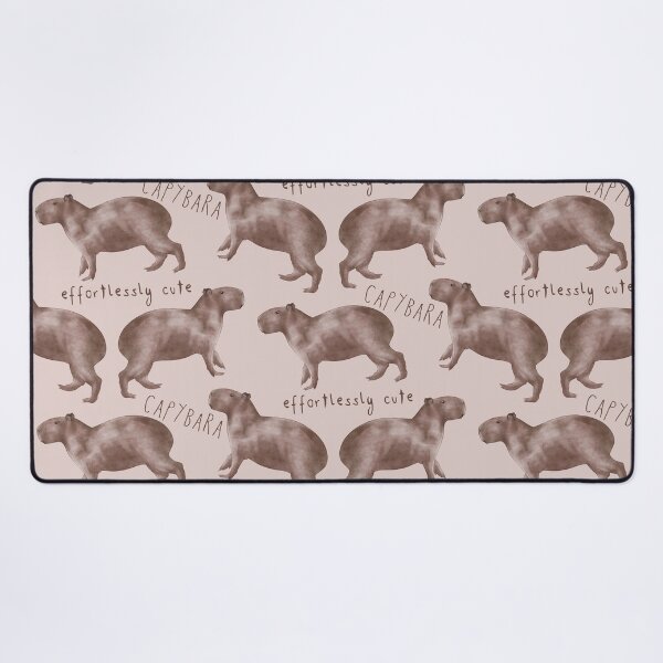 Item preview, Capybara Effortlessly Cute designed and sold by Scrabbly Doodles.