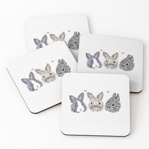 Item preview, Adorable Trio: Cute Bunny  designed and sold by TachiHanchi.