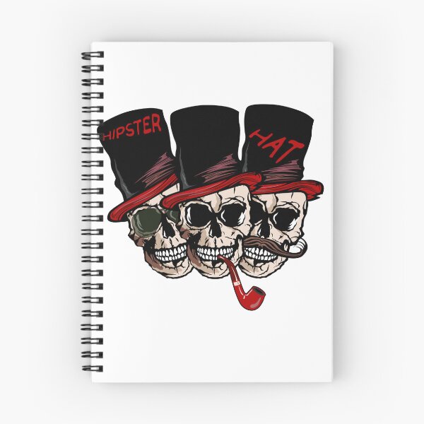 Item preview, skull hipster skull mustache hat pipe sunglasses group designed and sold by Achille3777.