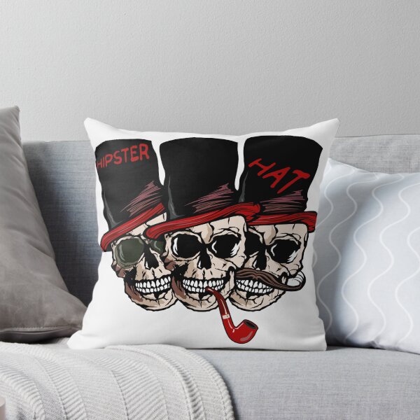 Item preview, skull hipster skull mustache hat pipe sunglasses group designed and sold by Achille3777.