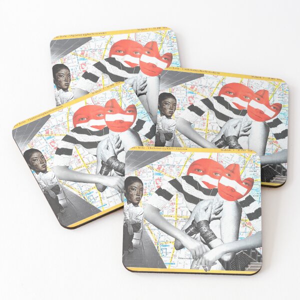 Item preview, Faces in Berlin - Collage Art designed and sold by BOREDLINE.