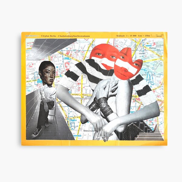 Artikel-Vorschau von Gesichter in Berlin - Collage Art, designt und verkauft von BOREDLINE.
