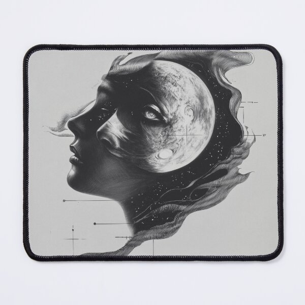 Item preview, A work of art where people and the moon meet designed and sold by ModHaven.