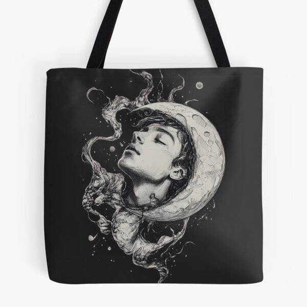 Item preview, A work of art where people and the moon meet designed and sold by ModHaven.