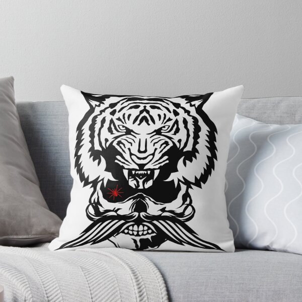 Item preview, skull hipster skull mustache headdress tiger tribal mustached designed and sold by Achille3777.