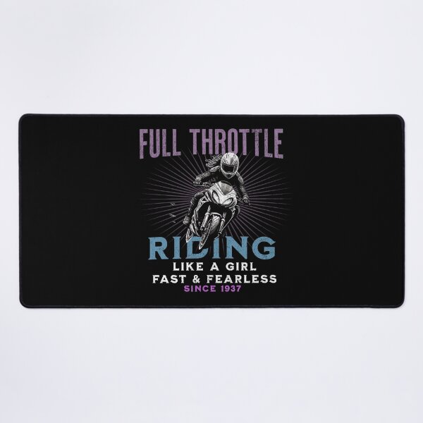 Item preview, Full Throttle - Riding Like a Girl Since 1937 designed and sold by LegendaryDesigns.