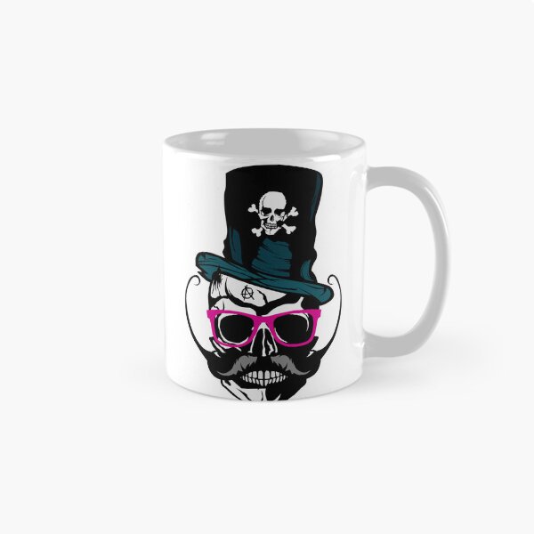 Item preview, hipster skull mustache mustached anarchy skull hat designed and sold by Achille3777.