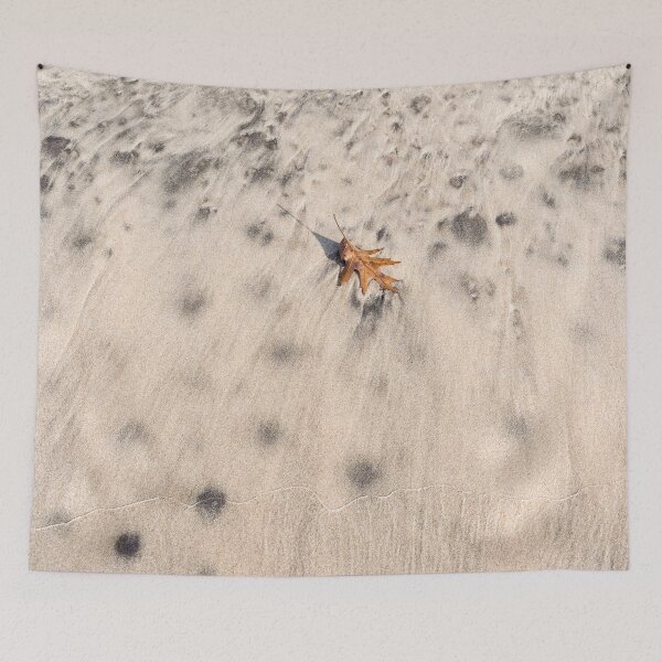 Item preview, Natural Still Life with Oak Leaf on Sand designed and sold by Georgia Mizuleva.