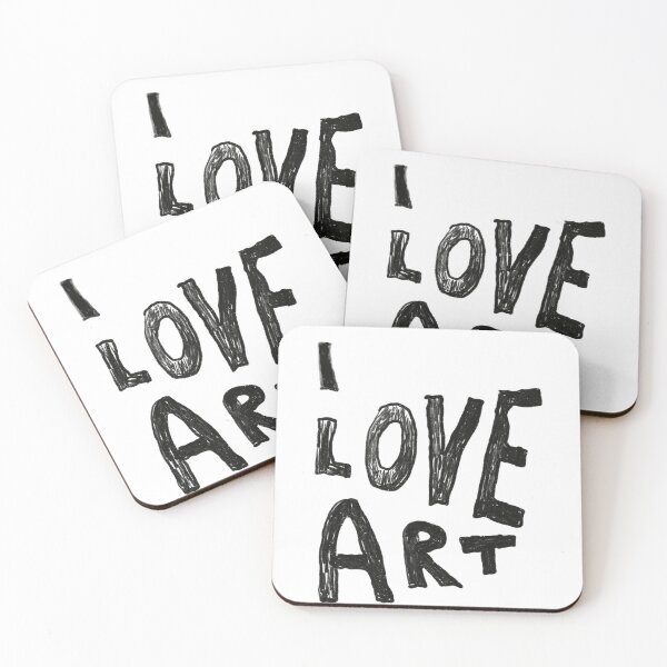 Item preview, I Love Art designed and sold by Joyride Art and Design UK.