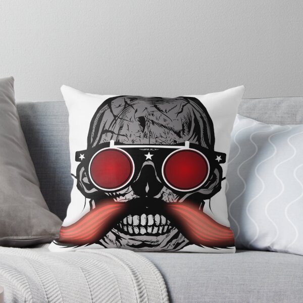 Item preview, skull hipster skull mustache mustached round sunglasses designed and sold by Achille3777.