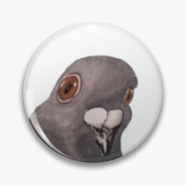 Item preview, blurry staring pigeon designed and sold by PretyChepPigins.