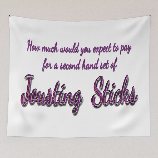 Item preview, Second Hand Jousting Sticks designed and sold by Huskyyy Designs.