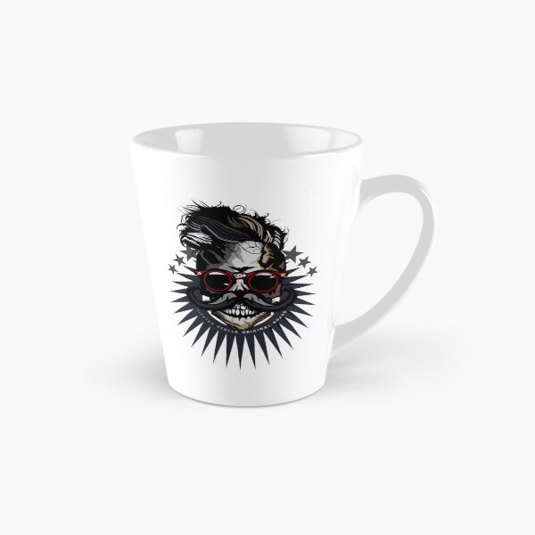 Item preview, skull hipster skull mustache skull logo round sunglasses mustached fancy designed and sold by Achille3777.