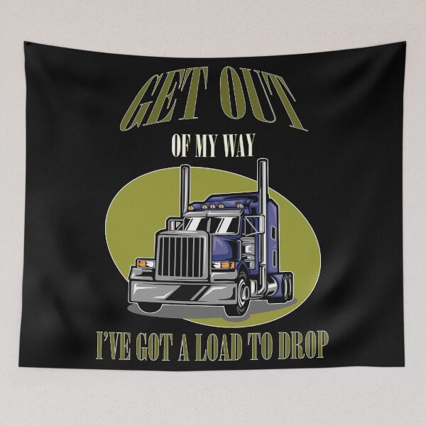 Item preview, Big rig semi truck driver  designed and sold by SeaU.