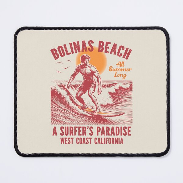Item preview, Bolinas Beach Surfers Paradise Marin County Pacific Coast California designed and sold by eclecTEEq.