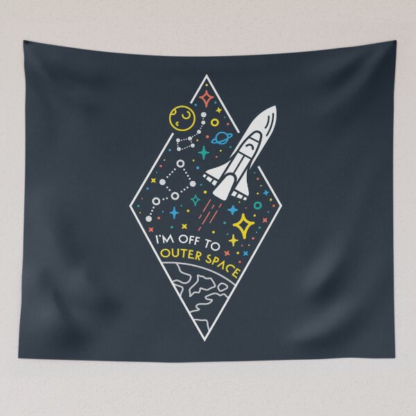 Item preview, I'M OFF to OUTER SPACE (color version) designed and sold by wowrholl.