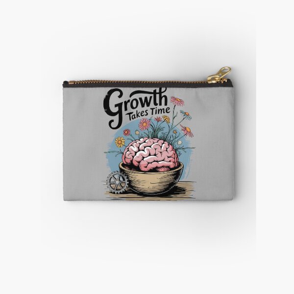 Item preview, Growth Takes Time – Brain & Nature Illustration designed and sold by ViviNyks.