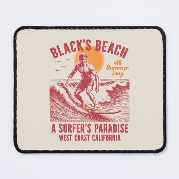 Item preview, Blacks Beach Surfers Paradise La Jolla San Diego California designed and sold by eclecTEEq.
