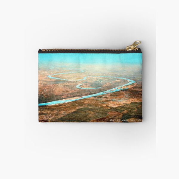 Item preview, Euphrates River, Iraq From The Air 1950s designed and sold by RocketshipRetro.