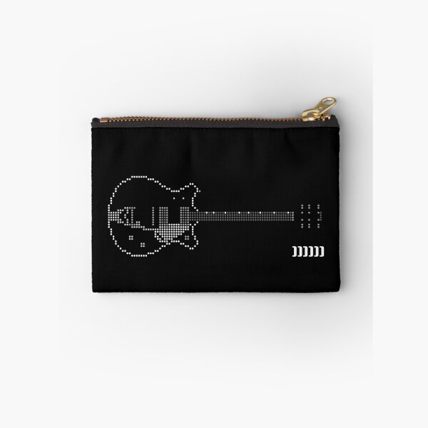 Item preview, GUITAR Type:GR-DJ black×white pixel art designed and sold by LOVECA-jpn.