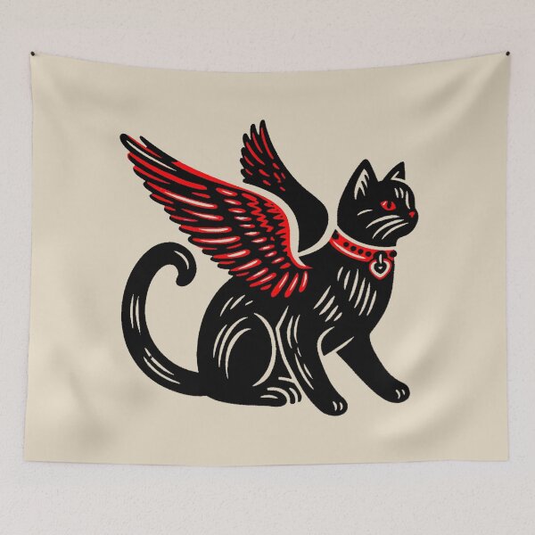 Item preview, Winged Feline Guardian designed and sold by zzz888.