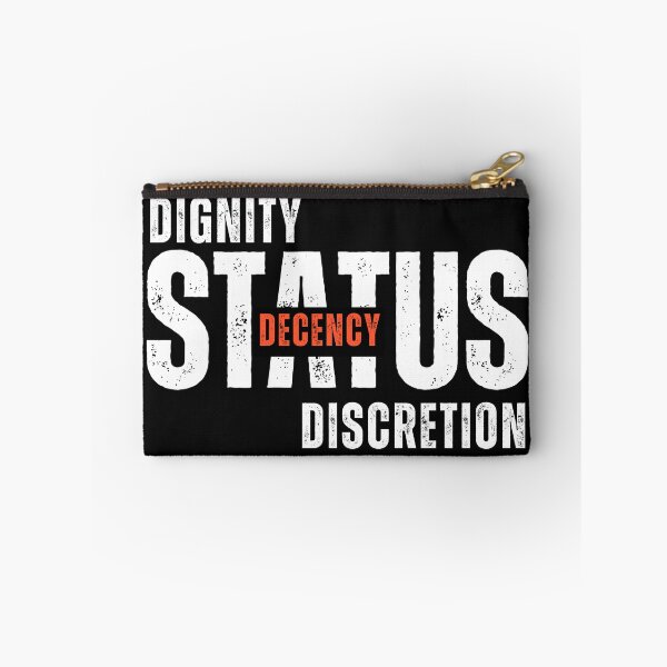 Item preview, Dignity, Status, Decency, Discretion – Values That Define You designed and sold by ipot.
