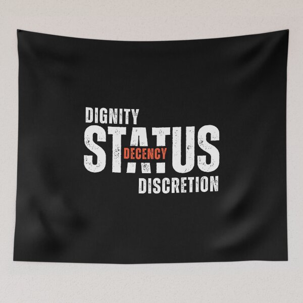Item preview, Dignity, Status, Decency, Discretion – Values That Define You designed and sold by ipot.