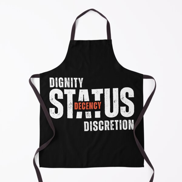 Item preview, Dignity, Status, Decency, Discretion – Values That Define You designed and sold by ipot.