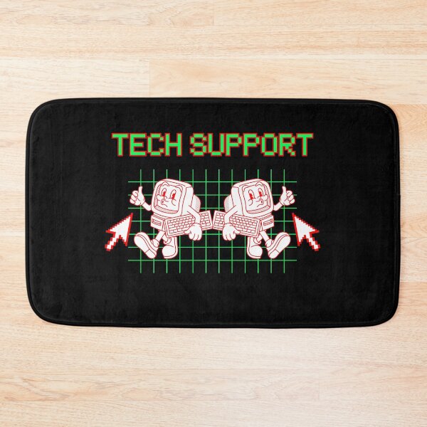 Item preview, Green and Red Retro TECH SUPPORT designed and sold by StemMerch247.