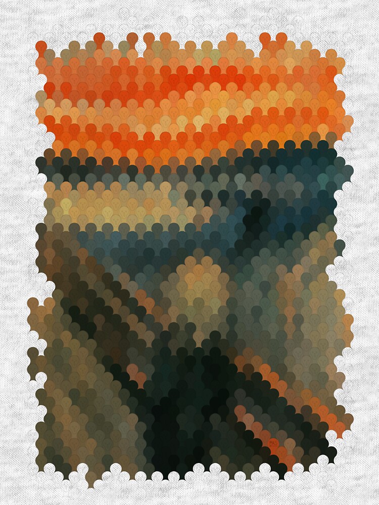 Thumbnail 7 of 7, Tri-blend T-Shirt, The Scream designed and sold by PASdesign.