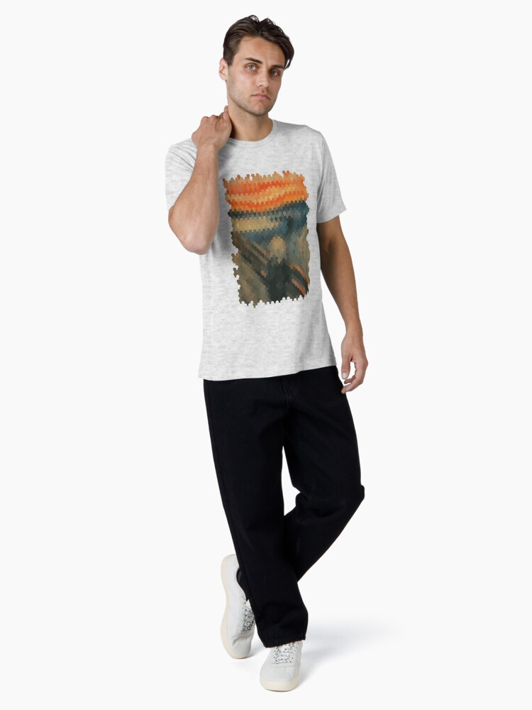 Thumbnail 4 of 7, Tri-blend T-Shirt, The Scream designed and sold by PASdesign.