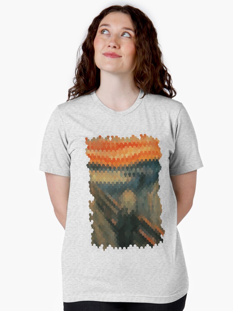 Thumbnail 2 of 7, Tri-blend T-Shirt, The Scream designed and sold by PASdesign.