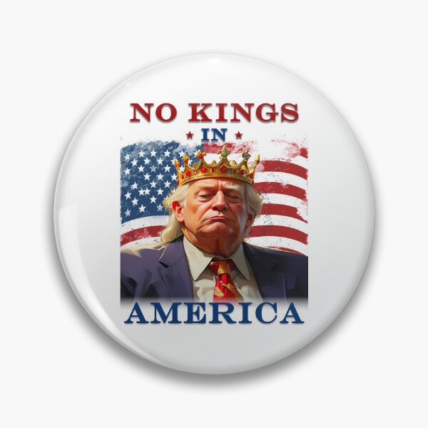 Item preview, No Kings In America Anti Trump Protest T-Shirt and Stickers designed and sold by EthosWear.