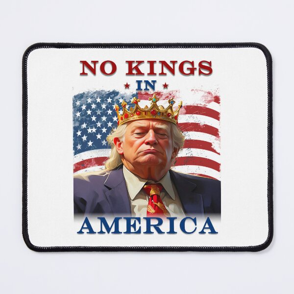 Item preview, No Kings In America Anti Trump Protest T-Shirt and Stickers designed and sold by EthosWear.