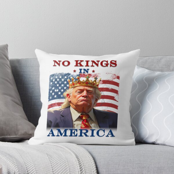 Item preview, No Kings In America Anti Trump Protest T-Shirt and Stickers designed and sold by EthosWear.