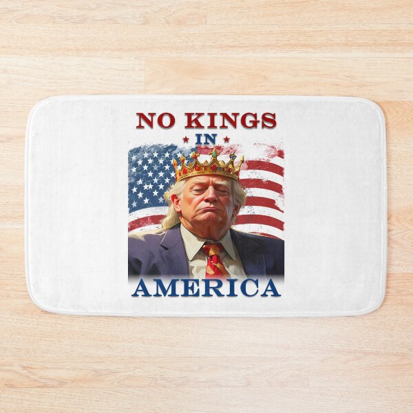 Item preview, No Kings In America Anti Trump Protest T-Shirt and Stickers designed and sold by EthosWear.