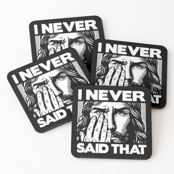 Item preview, Jesus Never Said That designed and sold by plushism.