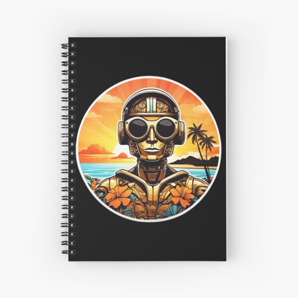Item preview, Hawaii Robot with Sunglasses by The Beach at Sunset designed and sold by NautiChic.